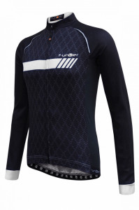 Tricou Ciclism FUNKIER Tivoli-L Pro (L/S) - Alb L - Img 2
