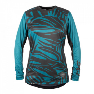 Tricou Ciclism TSG Floral (L/S) - Ocean Depths-Black S