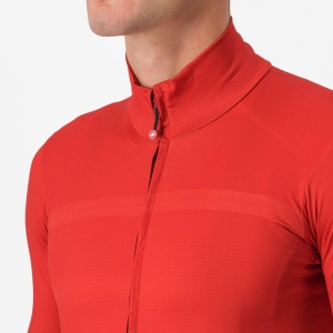 Tricou cu maneca lunga Castelli PRO Thermal Mid LS, Rosu, L - Img 4