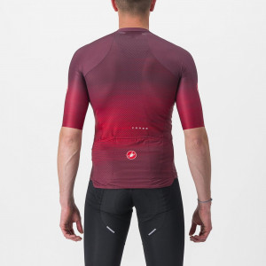 Tricou cu maneca scurta Castelli Aero Race 6.0, Visiniu, XL - Img 2