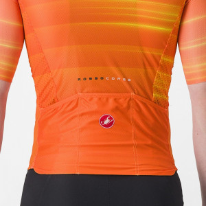 Tricou cu maneca scurta Castelli Climbers 3.0 SL2, Portocaliu, XXL - Img 3
