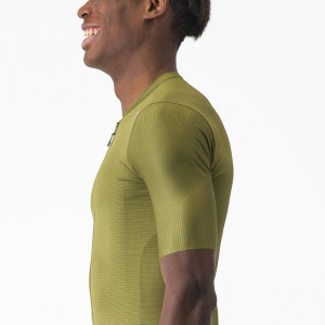 Tricou cu maneca scurta Castelli Espresso, Kaki, XXL - Img 6