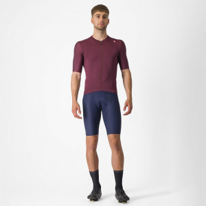 Tricou cu maneca scurta Castelli Espresso pentru barbati visiniu inchis/argintiu selenar L - Img 6