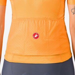 Tricou cu maneca scurta Castelli Fantasia, pentru femei, portocaliu aprins, XS - Img 4