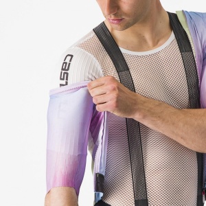 Tricou cu maneca scurta Castelli R-A/D, Violet Multicolor, XXL - Img 8
