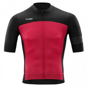 TRICOU CUBE BLACKLINE JERSEY S/S BLACK RED L