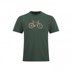 TRICOU CUBE ORGANIC T-SHIRT 90S BIKE DARK GREEN XS