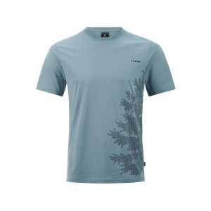 TRICOU CUBE ORGANIC T-SHIRT FICHTELMOUNTAINS SMOKE BLUE L