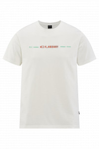 TRICOU CUBE ORGANIC T-SHIRT VINTAGE GTY FIT BEIGE S