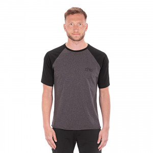 TRICOU CUBE T-SHIRT HIT THE TRAIL ANTHRACITE MELANGE M