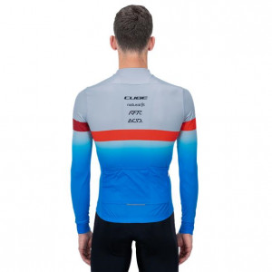 TRICOU CUBE TEAMLINE JERSEY L/S BLUE RED GREY XXL - Img 3