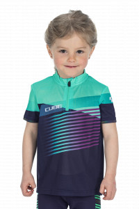 TRICOU CUBE TEAMLINE ROOKIE S/S BLUE MINT M - Img 2