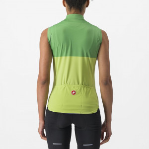 Tricou fara maneci Castelli Velocissima SL, de dama, Lime/Verde, M - Img 2