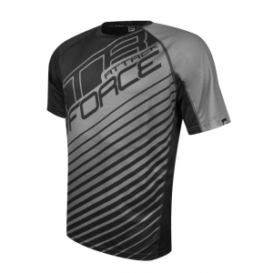 Tricou Force MTB Attack negru/gri XS - Img 1