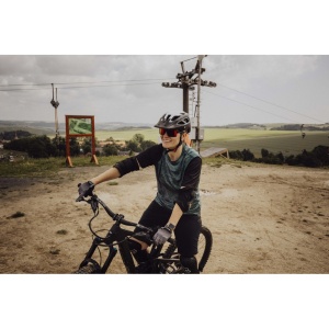 Tricou Force MTB Move maneci scurte, Verde Inchis M - Img 5