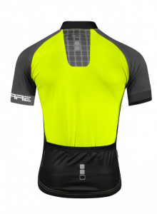 Tricou Force Square maneci scurte fluo/gri L - Img 3