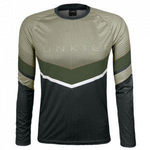 Tricou FUNKIER Turone Enduro LS - Olive Green M - Img 2