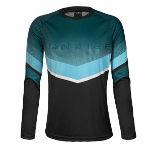 Tricou FUNKIER Turone-W Enduro - Black/Turquoise S - Img 2