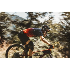 Tricou maneca scurta Force MTB Angle albastru/rosu L - Img 8