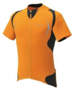 TRICOU PERFORMANCE MANECA SCURTA FULL ZIP BARBATI ORANGE BLAZE/BK SHIMANO (S11)