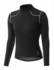 TRICOU SHIMANO BREATH HYPER BASE LAYER MANECA LUNGA FEMEI NEGRU/ROZ (W1314)