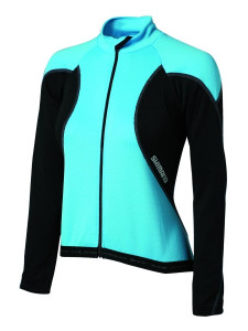 TRICOU SHIMANO PERFORMANCE PREMIUM PT. FEMEI MANECA LUNGA NEGRU/ALBASTRU