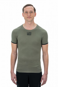 TRICOU UNDER CUBE BASELAYER RACE BE COOL S/S OLIVE M/L - Img 2