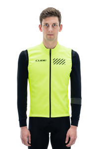 VESTA CUBE BLACKLINE SOFTSHELL GILET SAFETY BLACK N NEON YELLOW S - Img 2