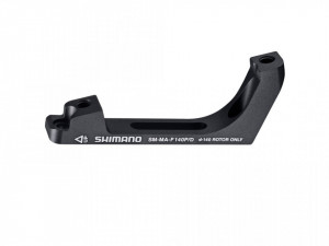 Adaptor etrier fata Shimano Post/Flat 140 mm negru (ISMMAF140PDA) - Img 3