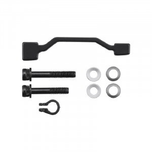ADAPTOR MONTAJ PT. ETRIER FRANA PE DISC SHIMANO SM-MA-F220P/PL SURUBURI LUNG X 1 SCURT X 1 SNAP RING X 1 SAIBA-A X 2 SAIBA-B X 2 AMBALAT IND.