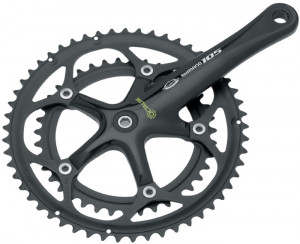 ANGRENAJ PEDALIER SHIMANO 105 FC-5502-L 53X39T BRAT 172.5MM PT. 9 VIT. PE SPATE OCTALINK/HOLLOWTECH NEGRU AMBALAT IND.