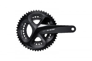 ANGRENAJ PEDALIER SHIMANO 105 FC-R7000 50X34T BRAT 175MM PT. 11 VIT. PE SPATE HOLLOWTECH 2 FARA BUTUC PEDALIER FARA CG NEGRU AMBALAT IND.