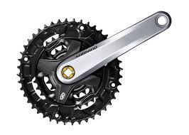 ANGRENAJ PEDALIER SHIMANO ALTUS FC-M351 44X32X22T BRAT 175MM PT. 9 VIT. PE SPATE FARA CG COMPATIBIL CHAINCASE INCL. SURUBURI DE FIXARE ARGINTIU SHIMANO LOGO AMBALAT IND.