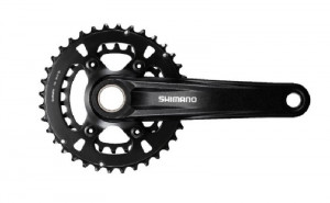 ANGRENAJ PEDALIER SHIMANO FC-MT610-2 36X26T BRAT 175MM PT. 12 VIT. PE SPATE HOLLOWTECH 2 FARA CG FARA BUTUC PEDALIER PT. CHAINLINE 48.8MM NEGRU AMBALAT IND.