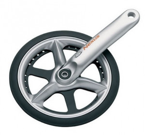 ANGRENAJ PEDALIER SHIMANO NEXUS FC-NX80 46T BRAT 170MM INCL. SURUBURI CU CG VRAC