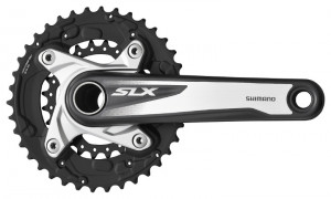 ANGRENAJ PEDALIER SHIMANO SLX FC-M675 38X24T BRAT 170MM PT. 10 VIT. PE SPATE HOLLOWTECH 2 INCL. BUTUC PEDALIER AMBALAT IND.