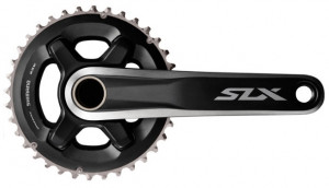 ANGRENAJ PEDALIER SHIMANO SLX FC-M7000-11-2 38X28T BRAT BRAT 175MM PT. 11 VIT. PE SPATE HOLLOWTECH 2 FARA BUTUC PEDALIER PT. CHAINLINE 48.8MM AMBALAT IND.