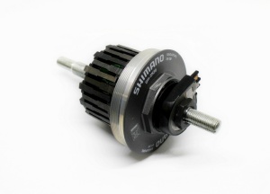 ANSAMBLU SHIMANO DH-3N30 AX 140MM ARGINTIU