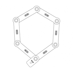 Antifurt bicicleta Abus Bordo 6100/90 + SH, negru - Img 4