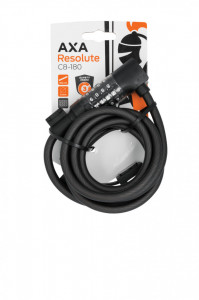 Antifurt Cablu AXA Resolute C8 8mm/180cm - Black - Img 3