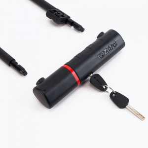 Antifurt U-Lock ZEFAL K-Traz U11 11mm + Cablu 10mm/120cm - Grey/Black - Img 3