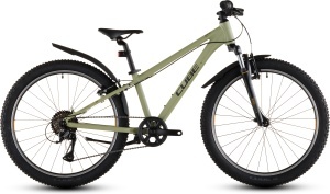 BICICLETA COPII CUBE ACID 240 FE LIGHTOLIVE ORANGE 2026 roti 24