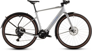 BICICLETA ELECTRICA CUBE NULANE HYBRID C:62 RACE 400X FE SLEEKGREY PRISM 2026 XS