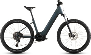 BICICLETA ELECTRICA CUBE REACTION HYBRID ONE 600 EASY ENTRY ROYALGREEN PRISM 2026 cadru M (18") - roti 29