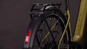 BICICLETA ELECTRICA CUBE TOURING HYBRID PRO 800 EASY ENTRY GOLDENLIME BLACK 2026 46 cm - Img 3