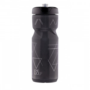 Bidon Force Lone Wolf 0.8l Black/Silver - Img 2