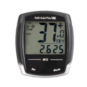Bike Computer M-WAVE "M12" 12 Functii