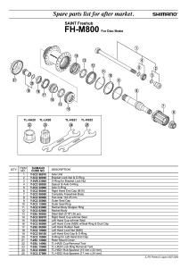 BILE SHIMANO FH-M800 3/16" OTEL 36 BUC.