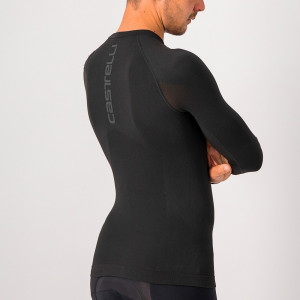 Bluza de corp cu maneca lunga Castelli Seamless Base Layer LS, Negru, S/M - Img 4