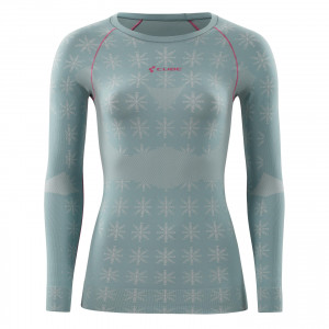 BLUZA DE CORP CUBE RACE BE COOL L/S GREY PINK XS